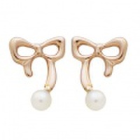 K10PG リボンパールピアス 46-5624
