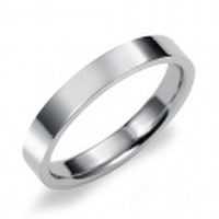 K18WG　フラット・マリッジリング（結婚指輪）3mm (N030O150N1*01-K18WG)