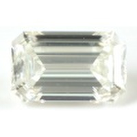 Kカラーダイヤモンド ルース(裸石) 0.323ct, VVS-2, エメラルドカット 【中央宝石研究所】 【 送料無料 】