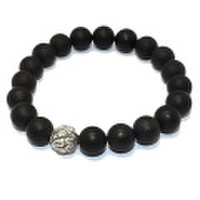 LONE ONES(ロンワンズ)MFSB-0003-MO Embpssed Nest Bead 10mm Mat Onyx エンボスドネストビーズ10mmマットオニキス