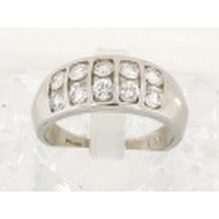 PT900プラチナ ダイヤモンド1.04ｃｔ 指輪　リング　レディース　8.1ｇ　15号　28995-0　ジュエリー　人気