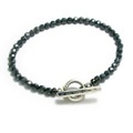 PUERTA DEL SOL（プエルタ デル ソル） BR546　ブレスレット　4mmヘマタイト