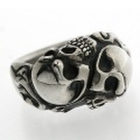 RAT RACE(ラットレース)　ツーフェイス”TAO”スカルリング　S　TFS-3