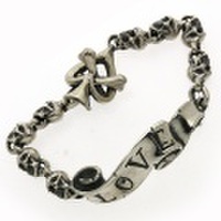 RAT RACE(ラットレース)　メッセージオンリボンブレスレット ショート(約18cm)/LOVE　RMB-1S