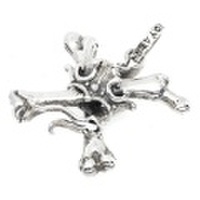 ROCK’N ROYAL(ロックンロイヤル)CROSSED BONES w/CROWNペンダントSRRP216【新作】