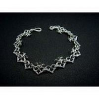 ROYAL ORDER(ロイヤルオーダー)　ダンシング＆クラウンドハートコンボブレスレット　Dancing & Crowned Heart Combo　SB205