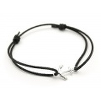 SYMPATHY OF SOUL（シンパシーオブソウル）　Small Anchor Cord Bracelet - Silver（スモールアンカーコードブレスレット - シルバー）