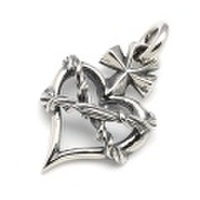 TRAVIS WALKER(トラヴィスワーカー)　サークレッドハートペンダント【トップのみ】PDS045