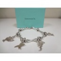 Tiffanyティファニーチャーム付ブレスレットSV925