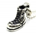 VASSER(バッサー) Biker Boot Pendant 2nd Silver w/Ball Chain(バイカーブーツペンダント セカンド シルバー)