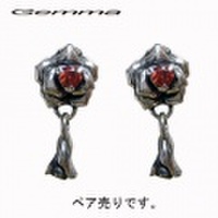 [送料無料] ジェンマ 〜 レディース〜 ローズピアス〜ジルコニア〜GR-Pi005-R （ペア売り）