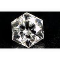 【 6角形 】天然ダイヤモンド ルース(裸石) 0.319ct, Dカラー, VVS-2, 74面体カット【 中央宝石研究所 ソーティング袋付 】【 送料無料 】
