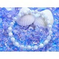 【6月誕生石】マザーオブパールデザインブレス