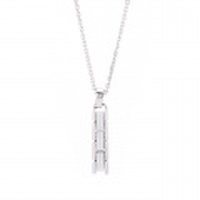 【DUB Collection│ダブコレクション】 Onyx brick オニキス ブロック バー ネックレス DUBj-351-2【レディース】