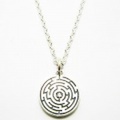 【NEXTLABEL】ラビリンスペンダント/サークル≪真鍮チェーン付≫