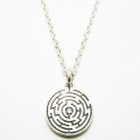 【NEXTLABEL】ラビリンスペンダント/サークル≪真鍮チェーン付≫