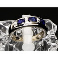 【PT900　プラチナ】 指輪　リング　サファイア1.00ct　ダイヤモンド0.15ct 13号　8.9g　レディース　29731-0　ジュエリー　人気