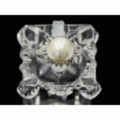 【PT900　プラチナ】 指輪　リング　パール11.5ct　ダイヤモンド0.70ct 15号　9.1g　レディース　2708-0 ジュエリー　人気