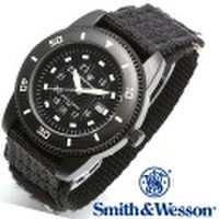 【キャンペーン対象外】 Smith & Wesson スミス＆ウェッソン COMMANDO WATCH 腕時計 BLACK SWW-5982