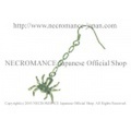 【ネクロマンス NECROMANCE】 シルバードロップスパイダーピアス Silver Drop Spider Pierce 蜘蛛