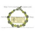 【ネクロマンス NECROMANCE】 ペリドット スカルブレスレット Peridot Skull Bracelet 骸骨