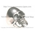【ネクロマンス NECROMANCE】 ラージシルバースカルリング Large Silver Skull Ring 骸骨 頭蓋骨