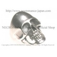 【ネクロマンス NECROMANCE】 ラージシルバースカルリング Large Silver Skull Ring 骸骨 頭蓋骨