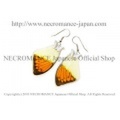 【ネクロマンス NECROMANCE】リアルバタフライウィングピアス Real Butterfly Wing Pierce ＜ツバベニチョウ 前翅＞ 蝶々 羽