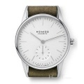 【国内正規品】ノモス33シリーズ 『オリオン』weiss（白xスェードカーフ/ボーイズ手巻き）ドイツ製腕時計OR1A3SW233