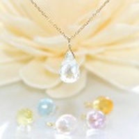 【送料無料】 K18 Carnival semiprecious stones necklace （カーニバルセミプレシャスストーンペンダントネックレス）