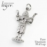 【送料無料】 純チタンペンダントトップ　阿修羅　T177