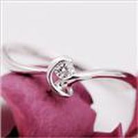 【送料無料】ジェムケリーK18ホワイトゴールドダイヤモンドリング