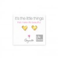 【即納】【ネコポス対応】【セール】Dogeared ドギャード 【Earing】 it’s the little thing ピアス Heart ゴールド