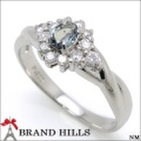 指輪 Pt900 アレキサンドライト0.21ct ダイヤモンド0.23ct リング #13 総重量3.6ｇ 極美品 [114886]