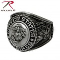 ☆ただいま15％OFF☆ROTHCO ロスコ Deluxe Silver ミリタリーリング Marines 【843】