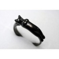 おやすみ黒ネコリング