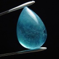 アクアマリン　AAAA　ルース　タンブル【ブラジル産】【約5.9g】【ペアシェイプカット】天然石｜パワーストーン｜アクアマリン｜べリル｜藍玉｜ドロップカット｜ペアシェイプ｜カボション｜素材｜タンブル｜e0443