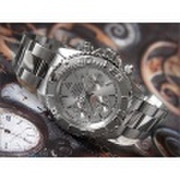 エルジン ELGIN 腕時計 クロノグラフ FK1120S シルバー メタルベルト