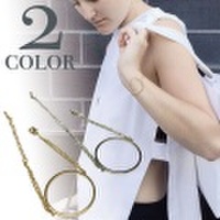 サークル リング ブレスレット メタル バングル ゴールド シルバー サークル 丸 シック シンプル 幾何学 リング お祝い フォーマル お祝い 上品 760905