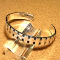 シルバー925 Hパターンバングル 3-044