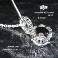 シルバー925 クラウンBＣＺペンダントトップ 5-639