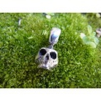 シルバー９５０スモールスカルヘッドペンダント