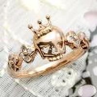 シルバークラウンスカルジルコニアリング