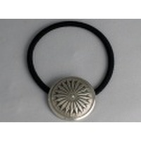 シルバーコンチョヘアゴム 3001 （25mm） 替えゴム付