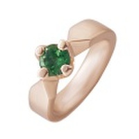 ジョニー＆ローバー/K18ゴールドベビーリング/グレース〜12文字まで刻印可能〜誕生石入り