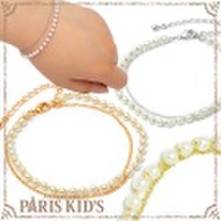 タイニー ステーション チェーン パール ブレスレット josim