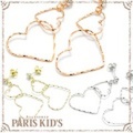 ツイスト オープン ハート ピアス パリスキッズ本店 原宿 pariskid’s 公式 通販 安い ymgir