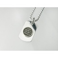 ドッグタグ・小・シルバーエンブレム