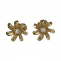 ハワイアンジュエリー / イエローゴールドティアレピアス