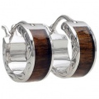 ハワイアンジュエリー / コアウッドリングピアス